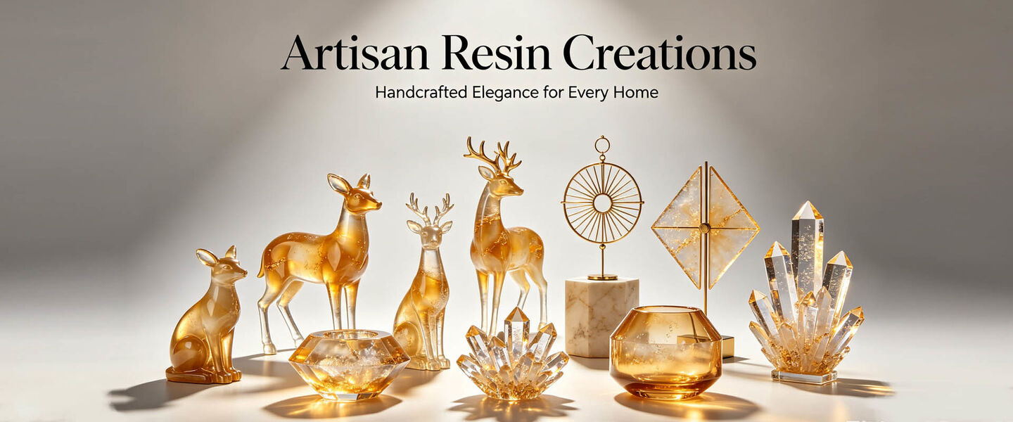 Resin transparent figurine